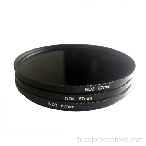 Kit filtre caméra ND 2/4/8 filtre densité neutre